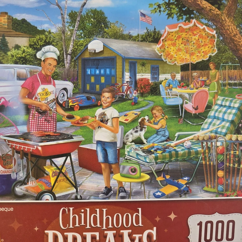 Masterpieces Backyard Barbecue Puzzle 1000 Pieces